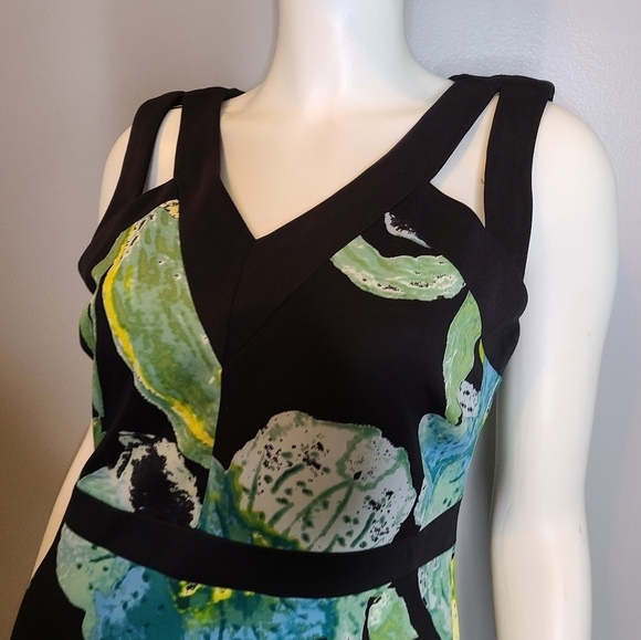 Tropical Midi Dress by Chaya sz 12 - Picture 12 of 15